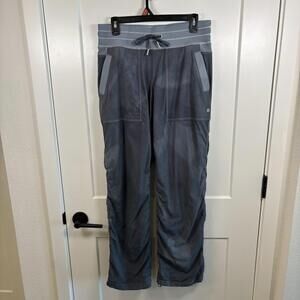Lululemon Dance Studio Pant III Lined Mid-Rise Full Length Blue/Grey Size 8 EUC